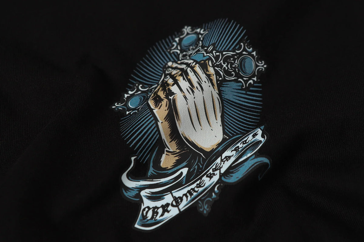 Letter printed short sleeved shirt