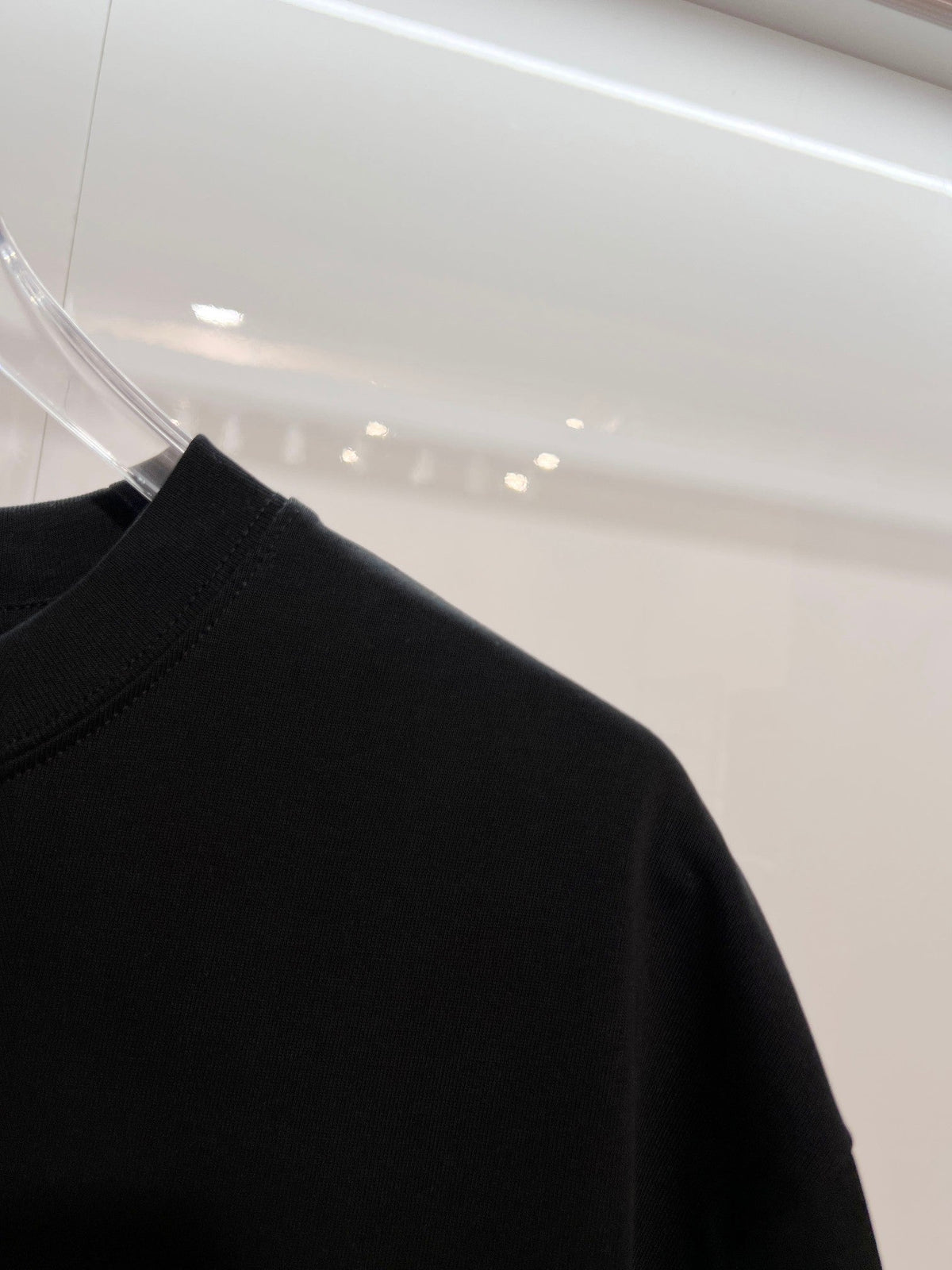 Heavy Industry Layered Embroidered Letter T-shirt