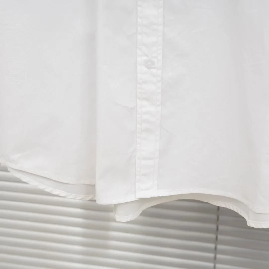 New embroidered long shirt