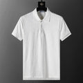 Knitted jacquard fabric lapel T-shirt