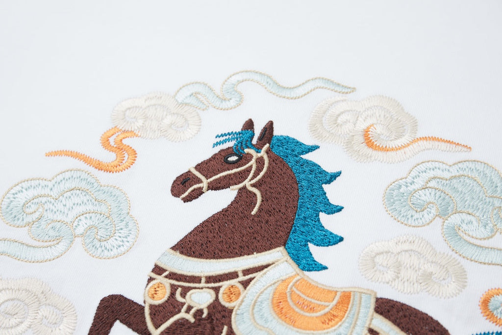 Early Spring Year of the Horse Limited Edition Embroidered T-shirt