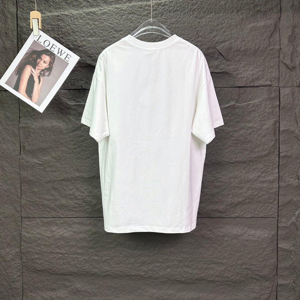 New Embroidery 🪡 Letter logo couple's short sleeved T-shirt