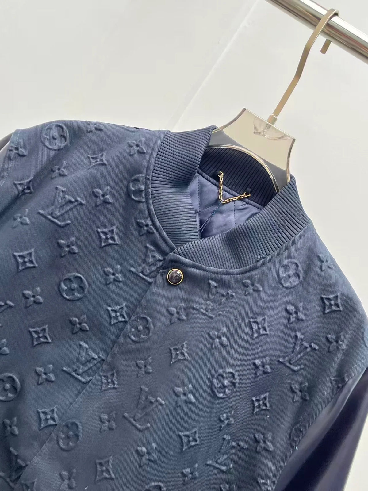 New embossed baseball jacket