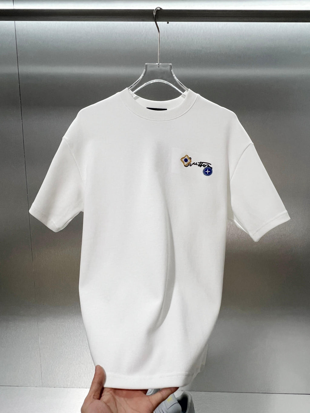 Handwritten Signature Badge T Shirt