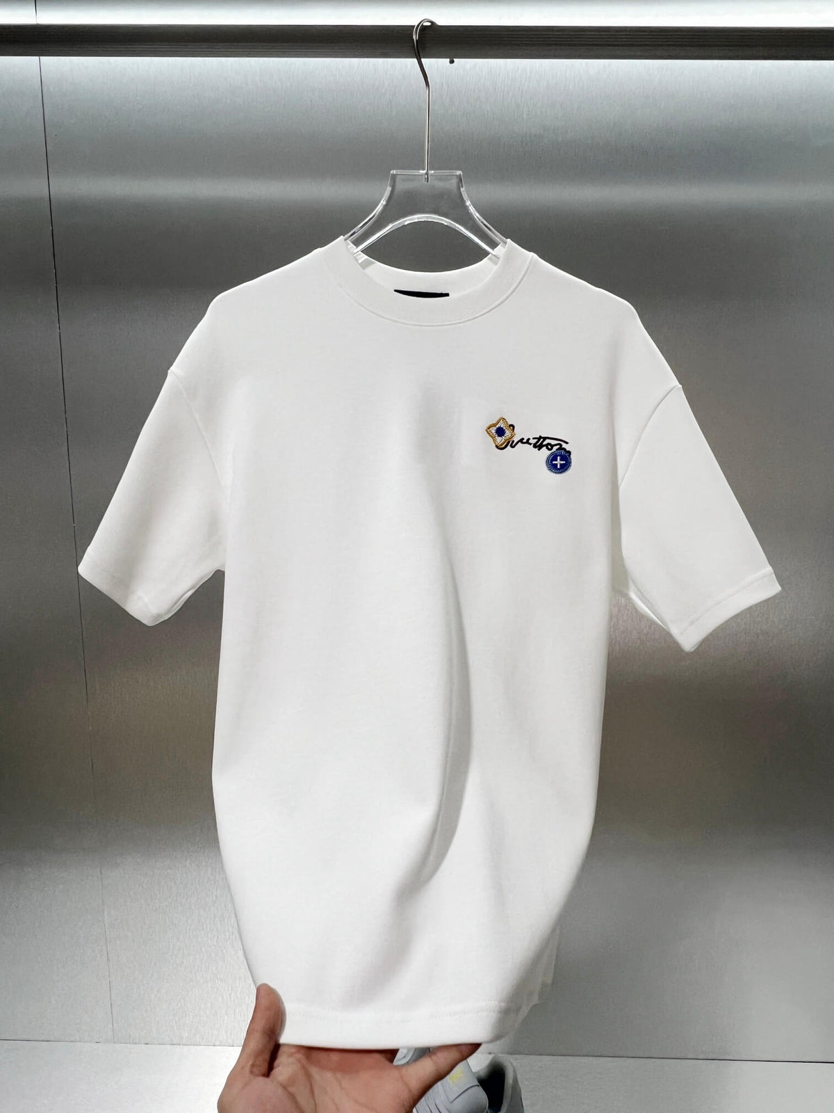 Handwritten Signature Badge T Shirt
