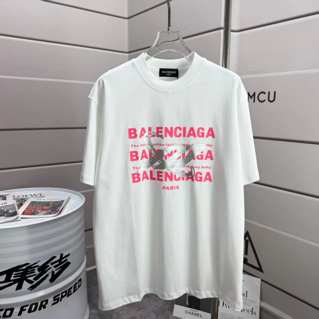 New hot stamping printed T-shirt