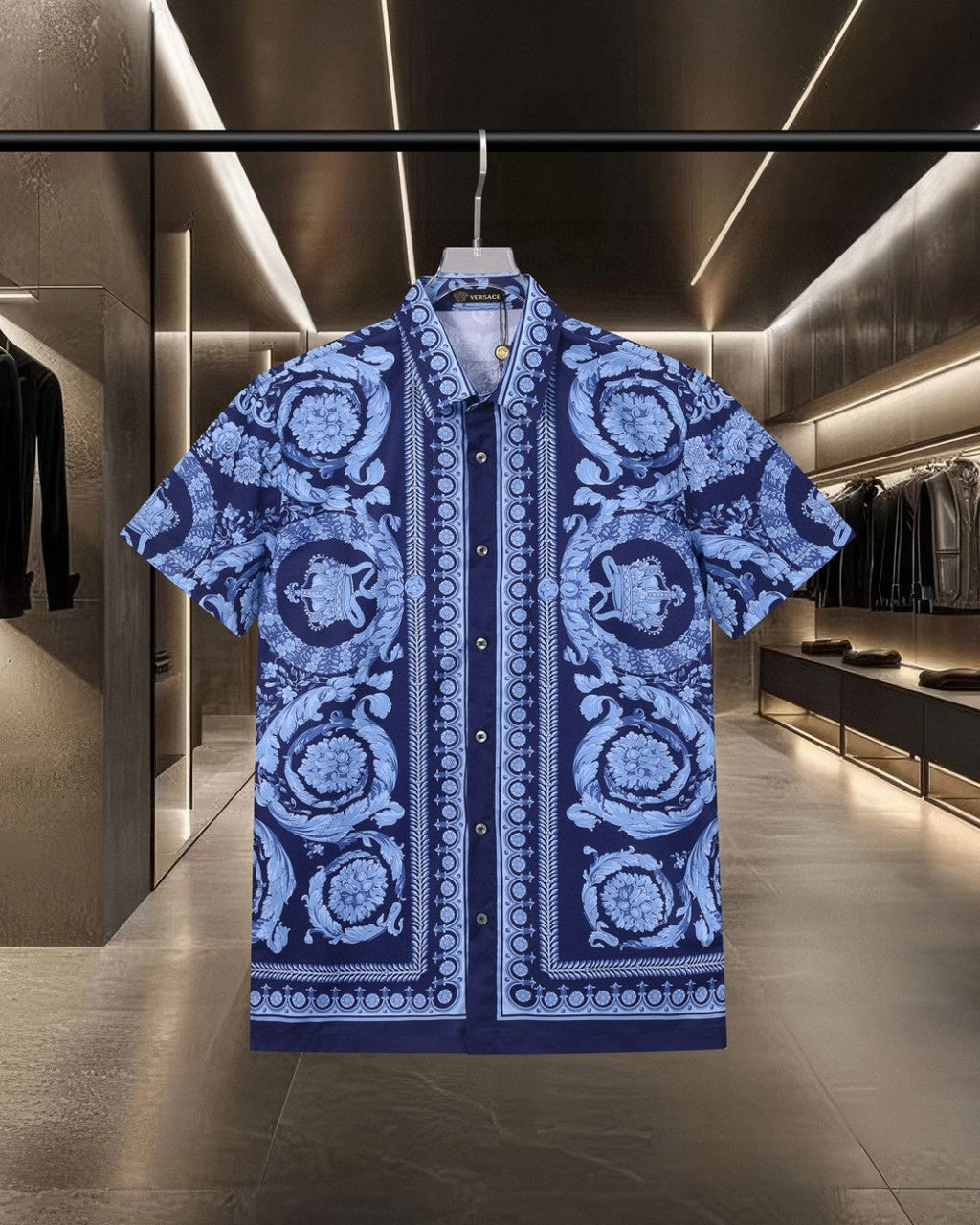 Palace style digital printed short sleeved shirt