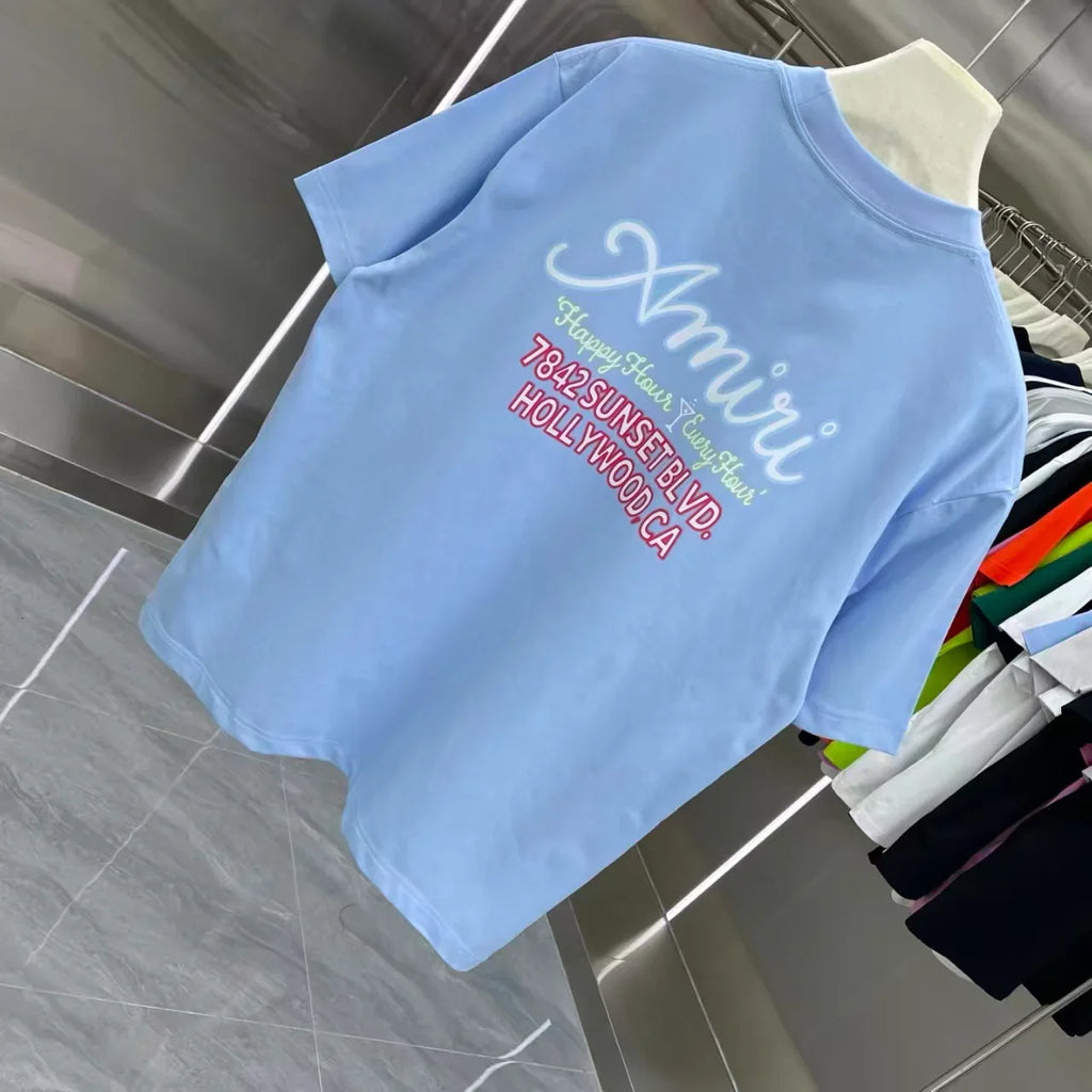 New printed short sleeved T-shirt