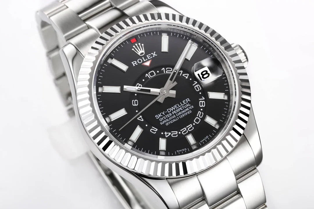 C-Factory -Black Silver - White 904L Steel - Automatic - 42mm