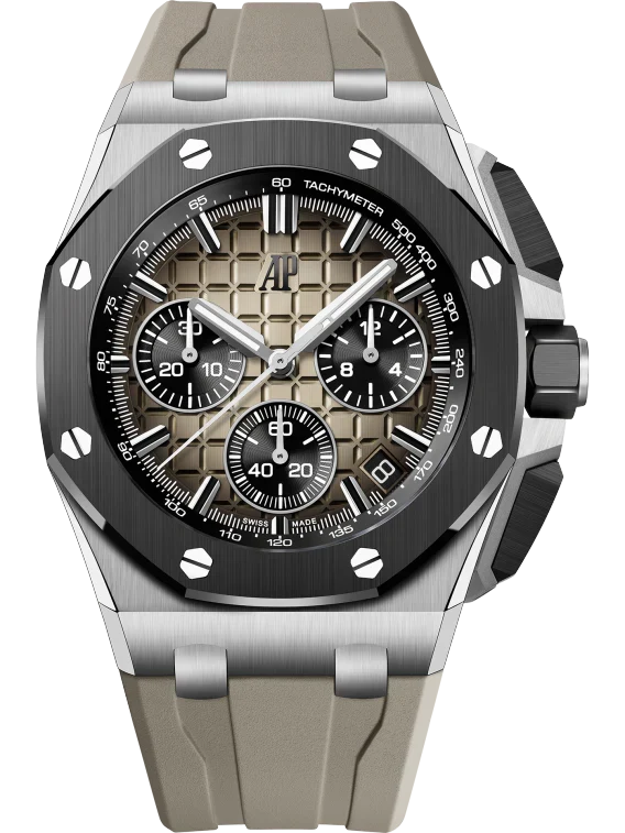 Chronograph - Ceramic Bezel - 904L Steel - Quartz- 43mm