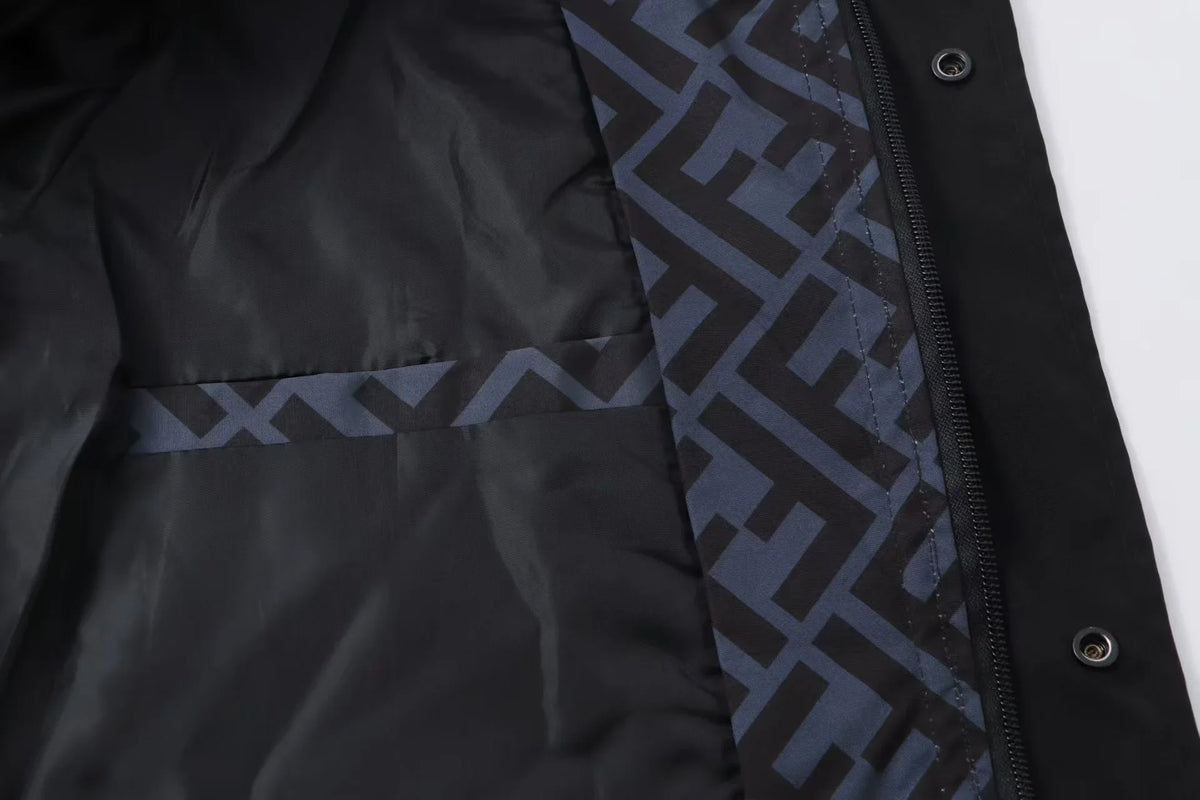 New embroidered hooded jacket