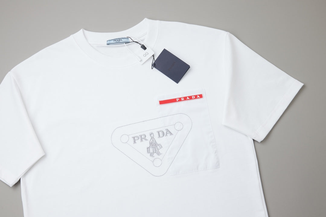 Classic little boy embroidered T-shirt