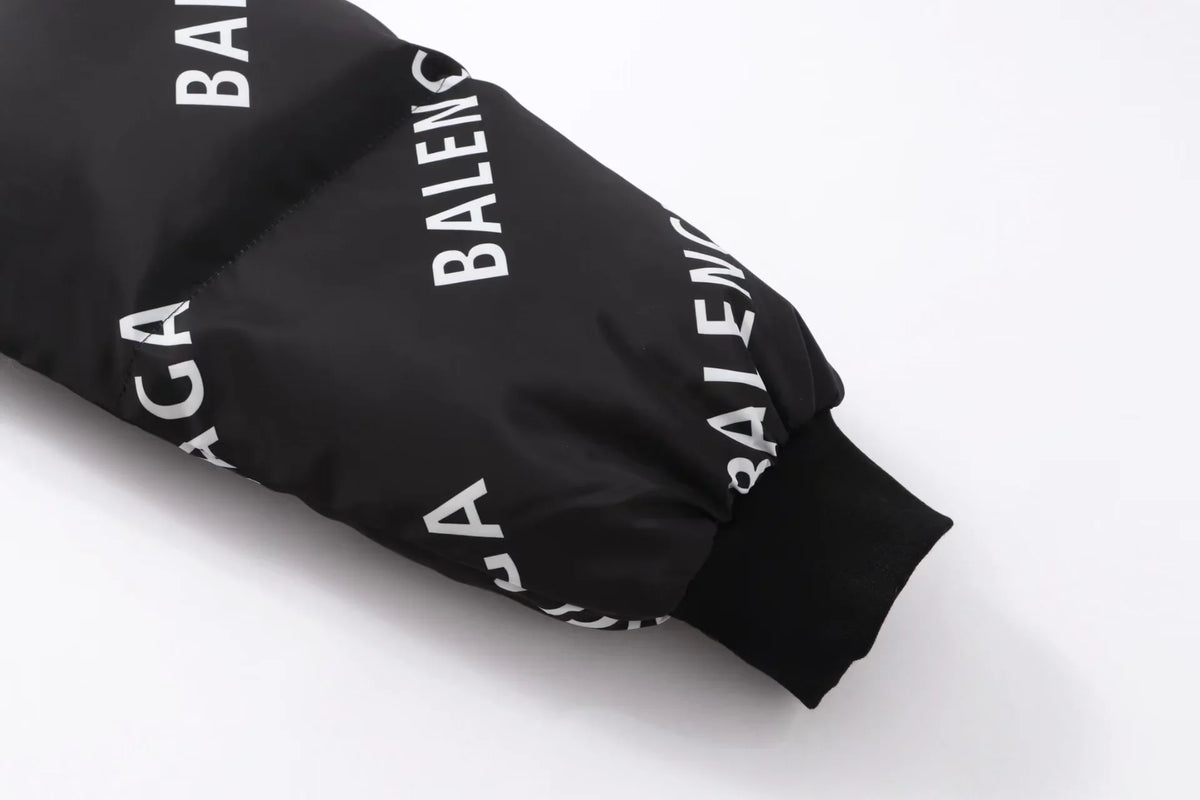New double-sided printed down and cotton jacket