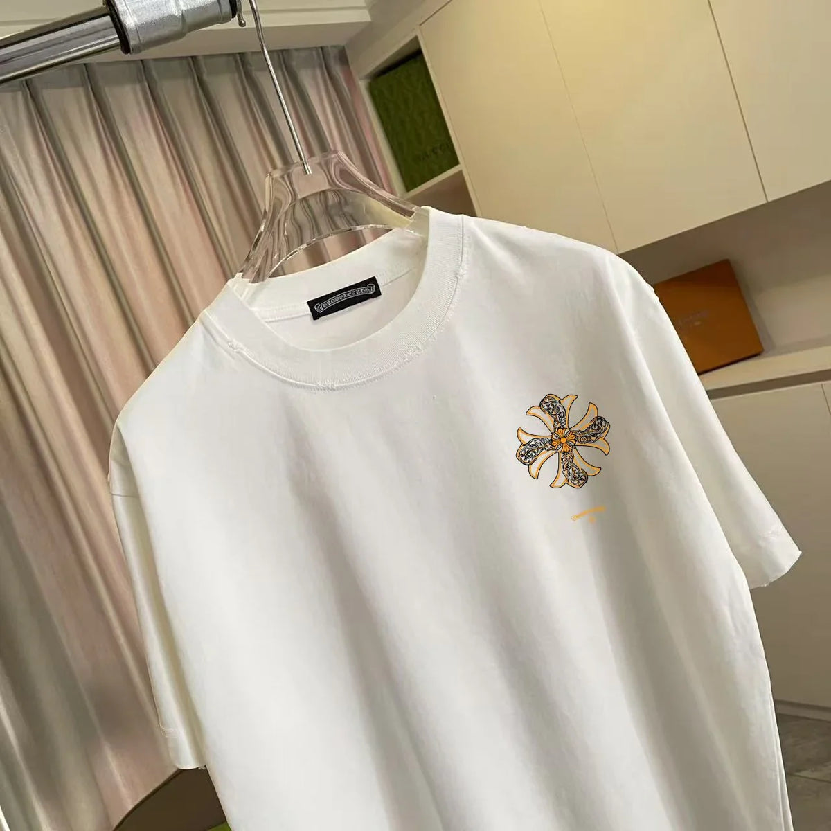 New Cross printed short sleeved T-shir