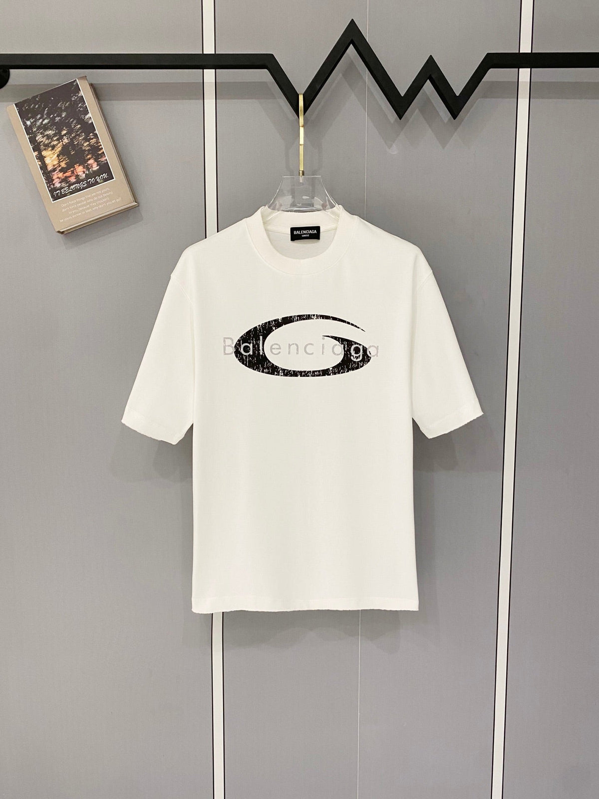 Classic letter printed pure cotton T-shirt