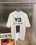 Signature letter 3D craft short sleeved T-shirt