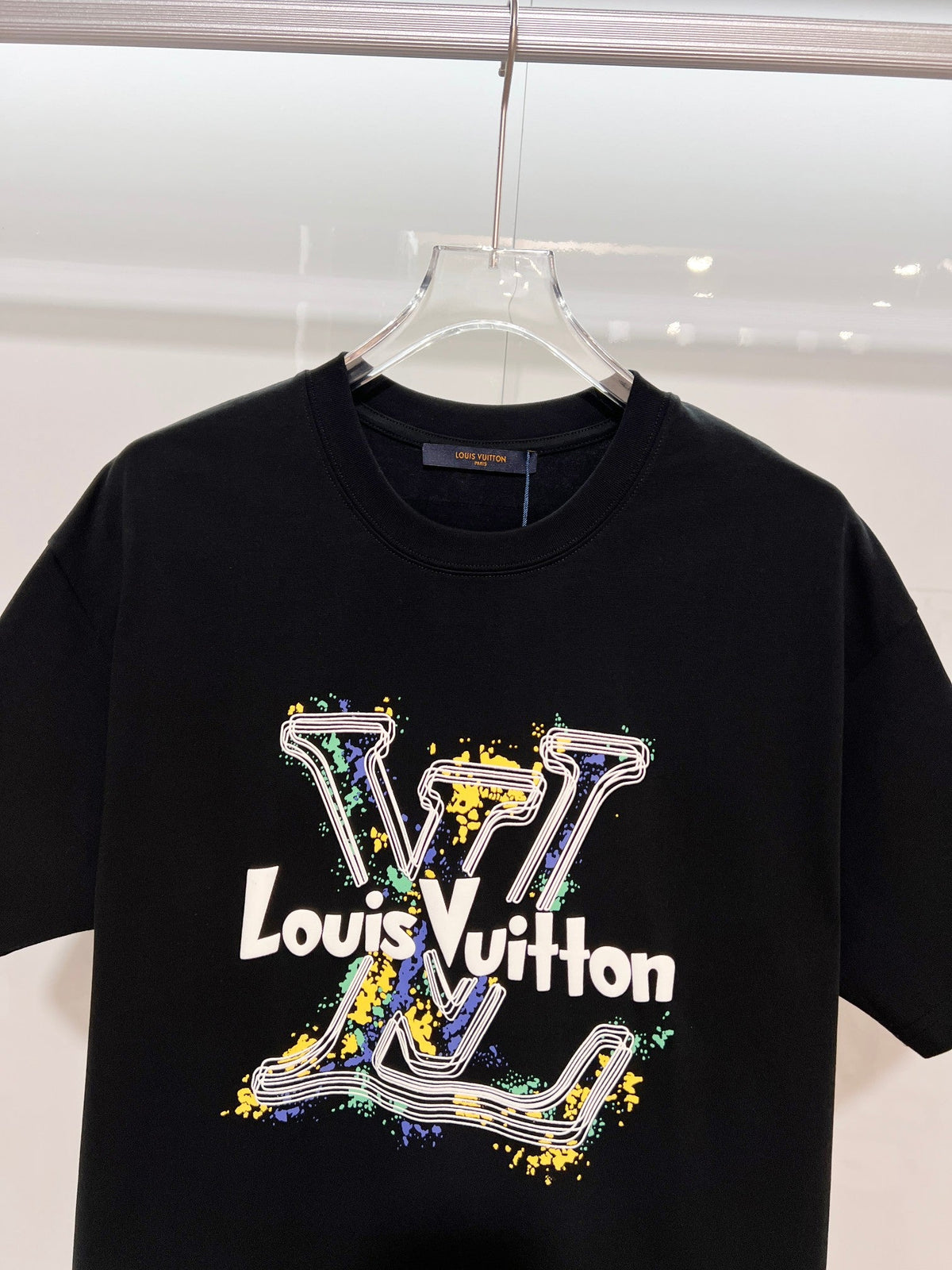 New painted letter short sleeved shirt