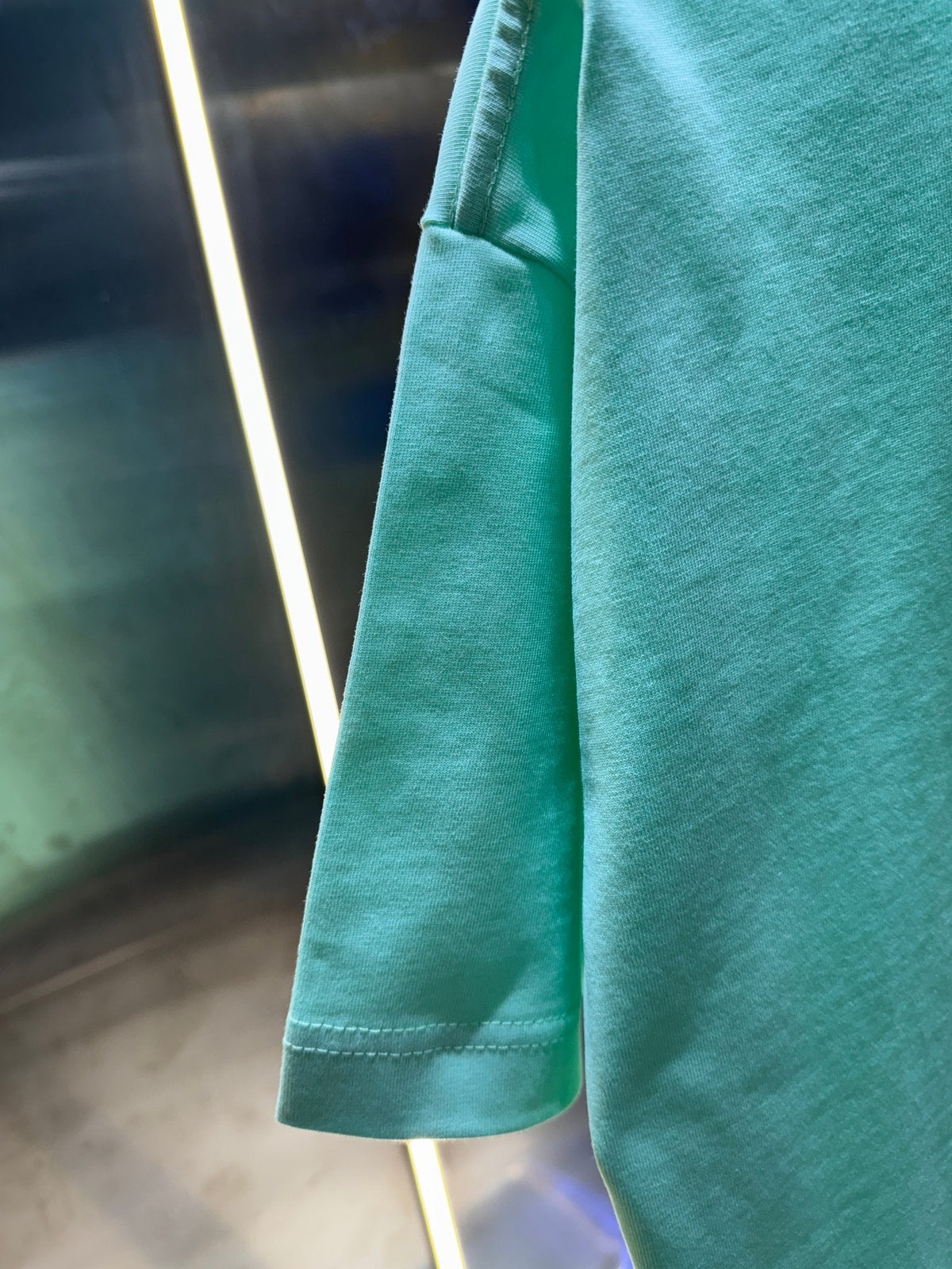 Spring and summer new classic small label color card round neck couple short sleeved T-shir