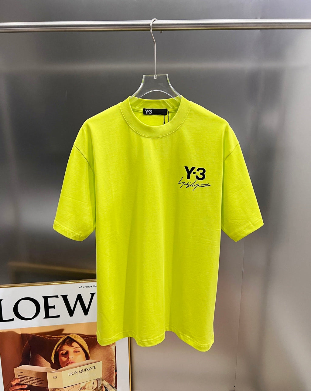 Signature letter 3D craft short sleeved T-shirt