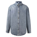 Washed shirt jacket