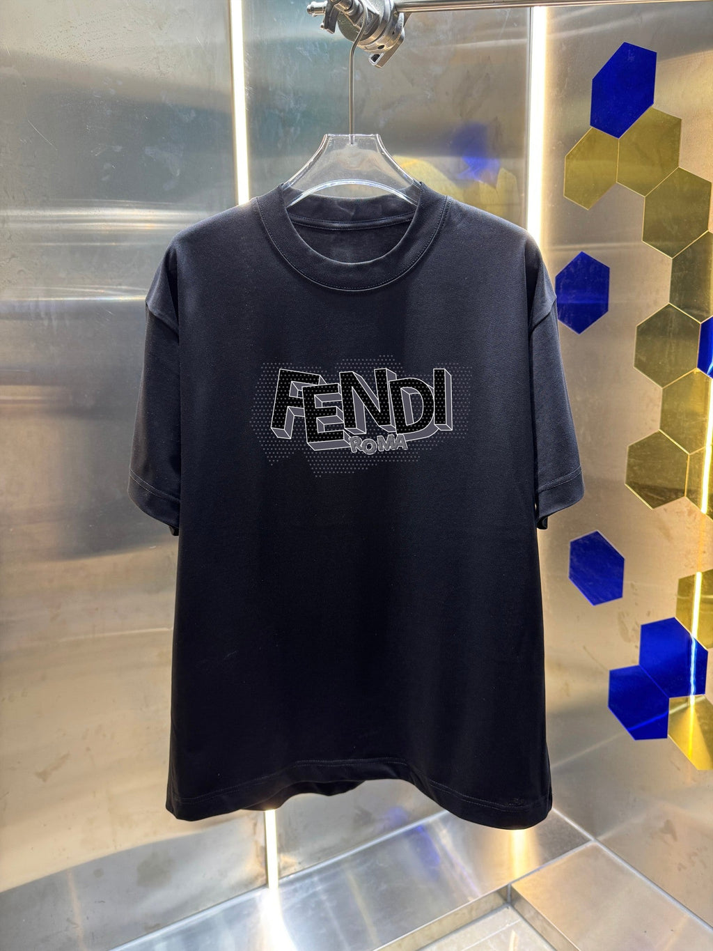 Classic printing technique for spring and summer new short sleeved t-shirts