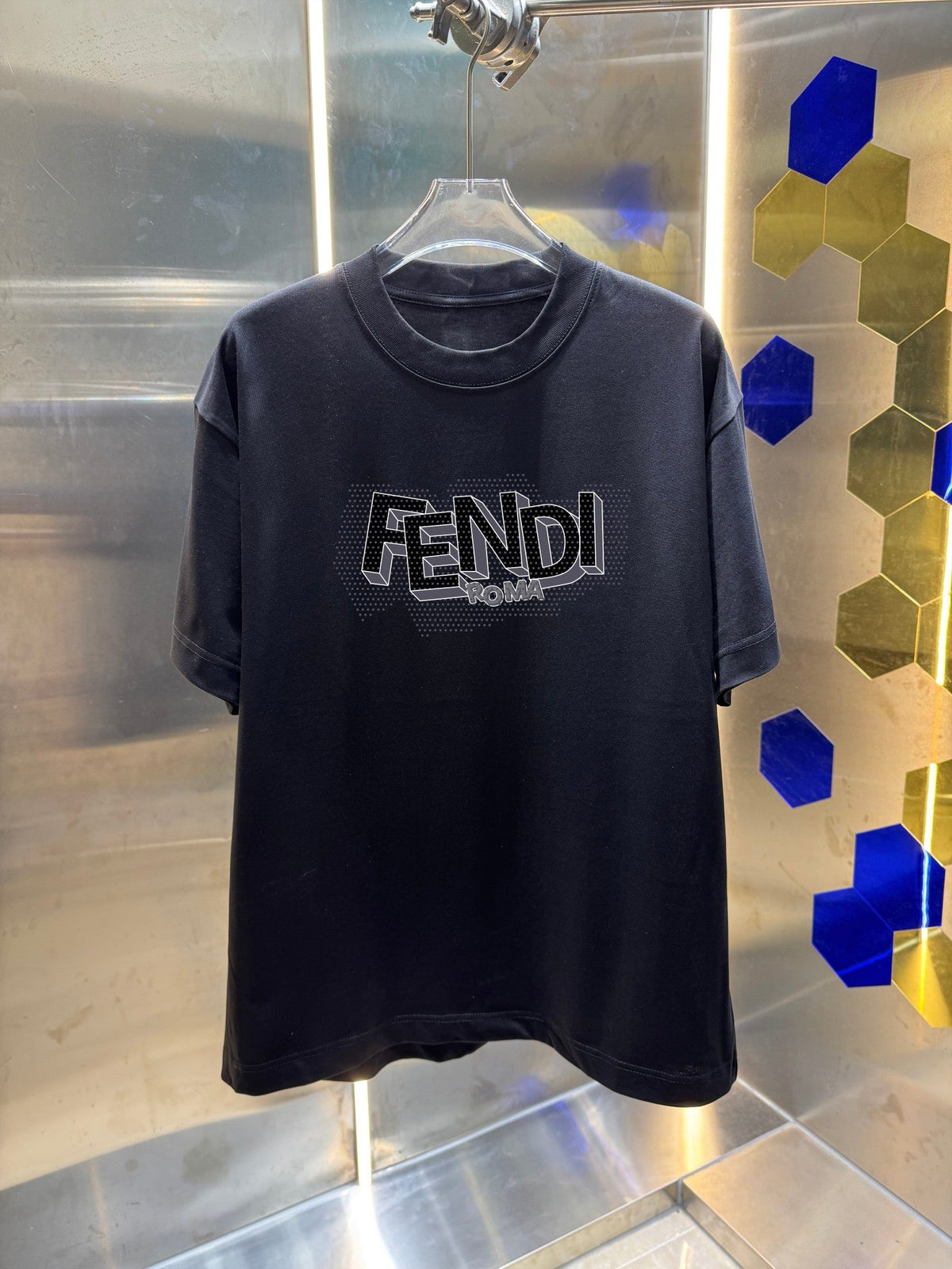 Classic printing technique for spring and summer new short sleeved t-shirts