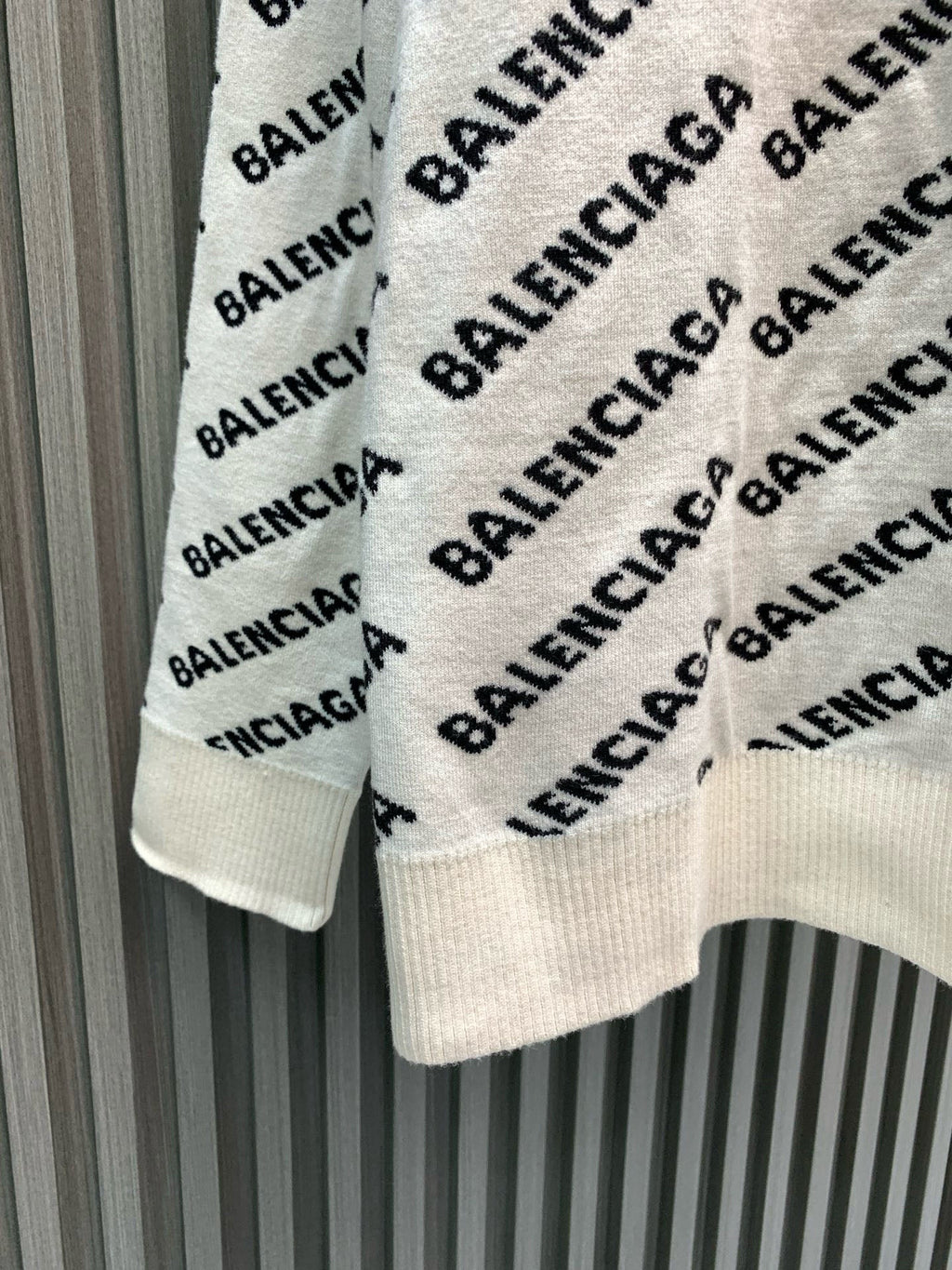 Full printed bullet screen double-sided knitted jacquard sweater