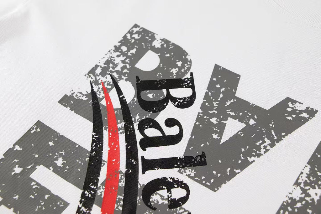New letter printed short shirt