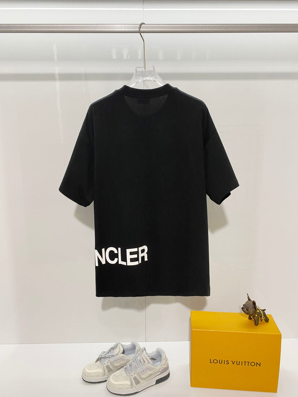Arm Zhangzi Color blocked Round Neck T-shirt