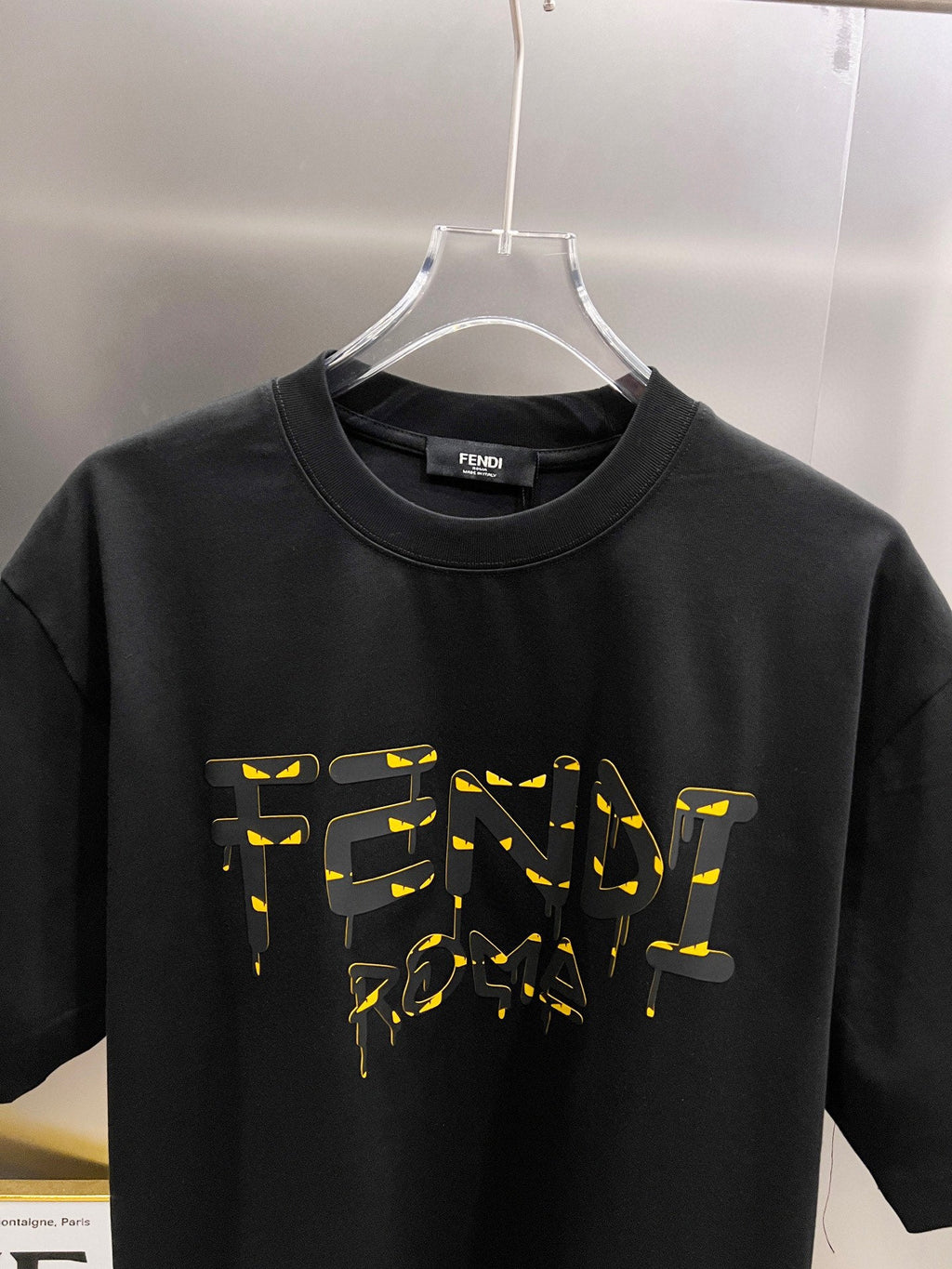 Classic Yellow Eye Foam Craft Short Sleeve T-shirt