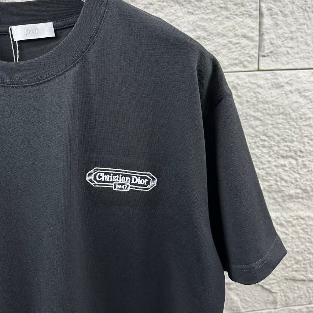 New letter simple embroidered T-shirt