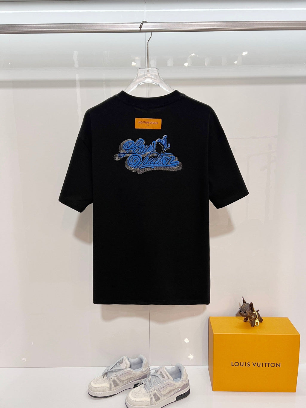 Heavy Industry Layered Embroidered Letter T-shirt