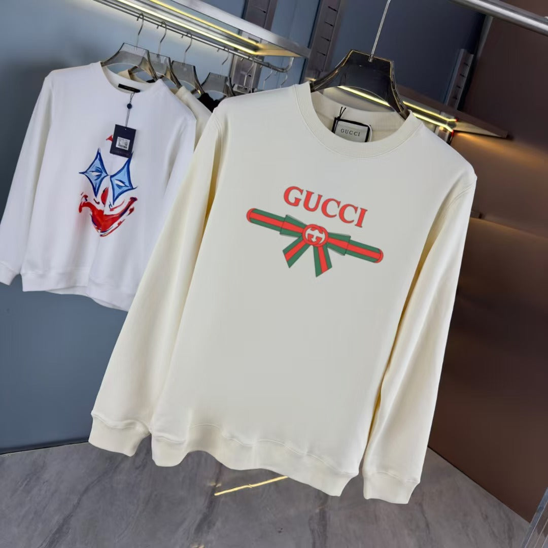 New printed bow sweatshirt