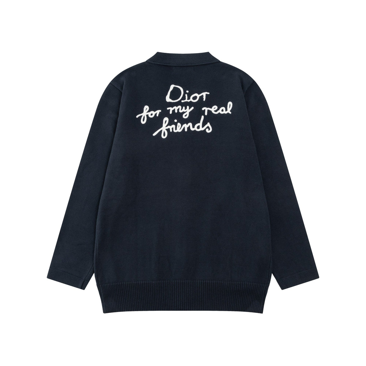 New jacquard logo cardigan jacket