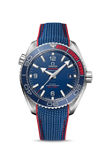 Blue Red Steel - Blue Rubber - 43.5mm