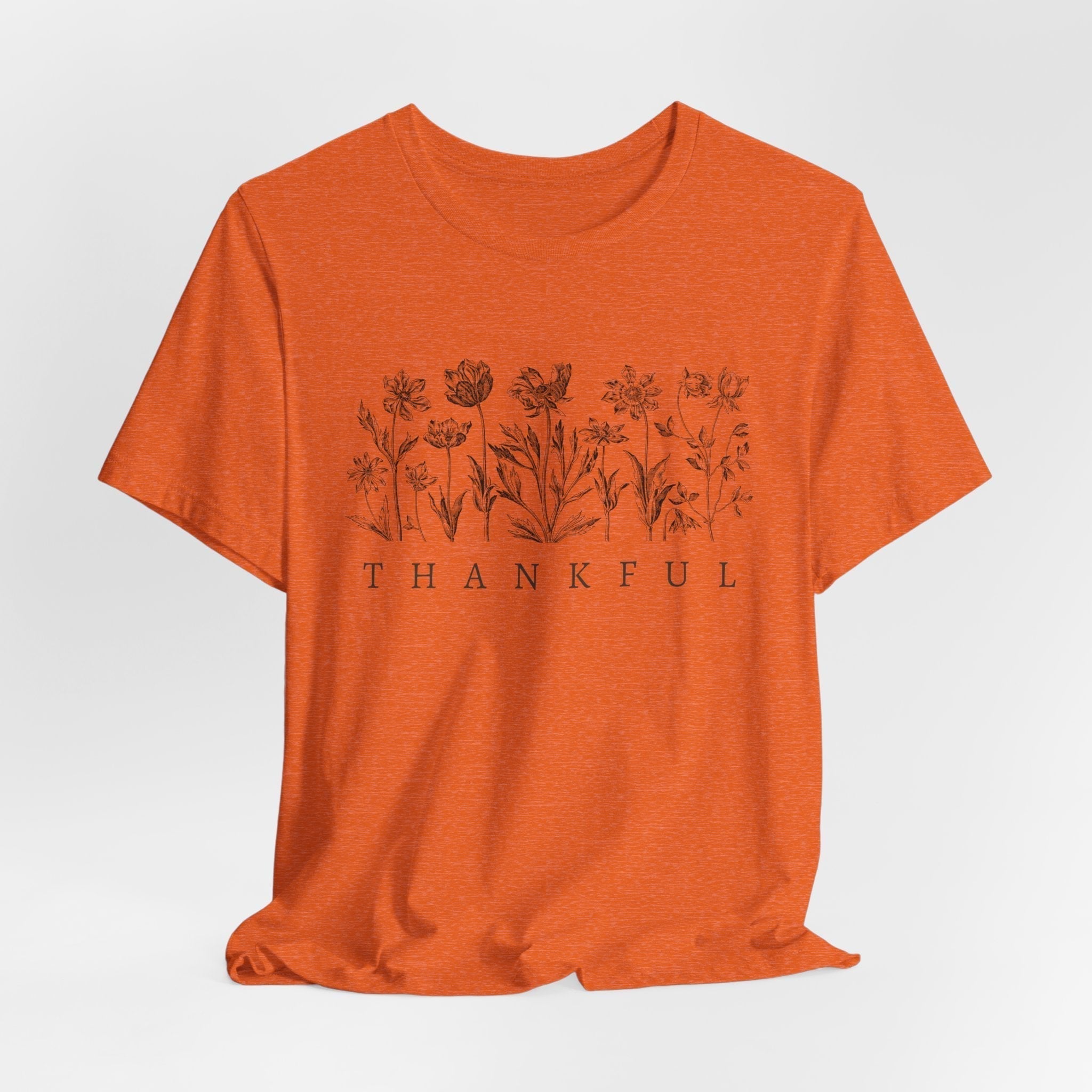 Thankful Faith Inspired Christian T Shirt for Christian Women