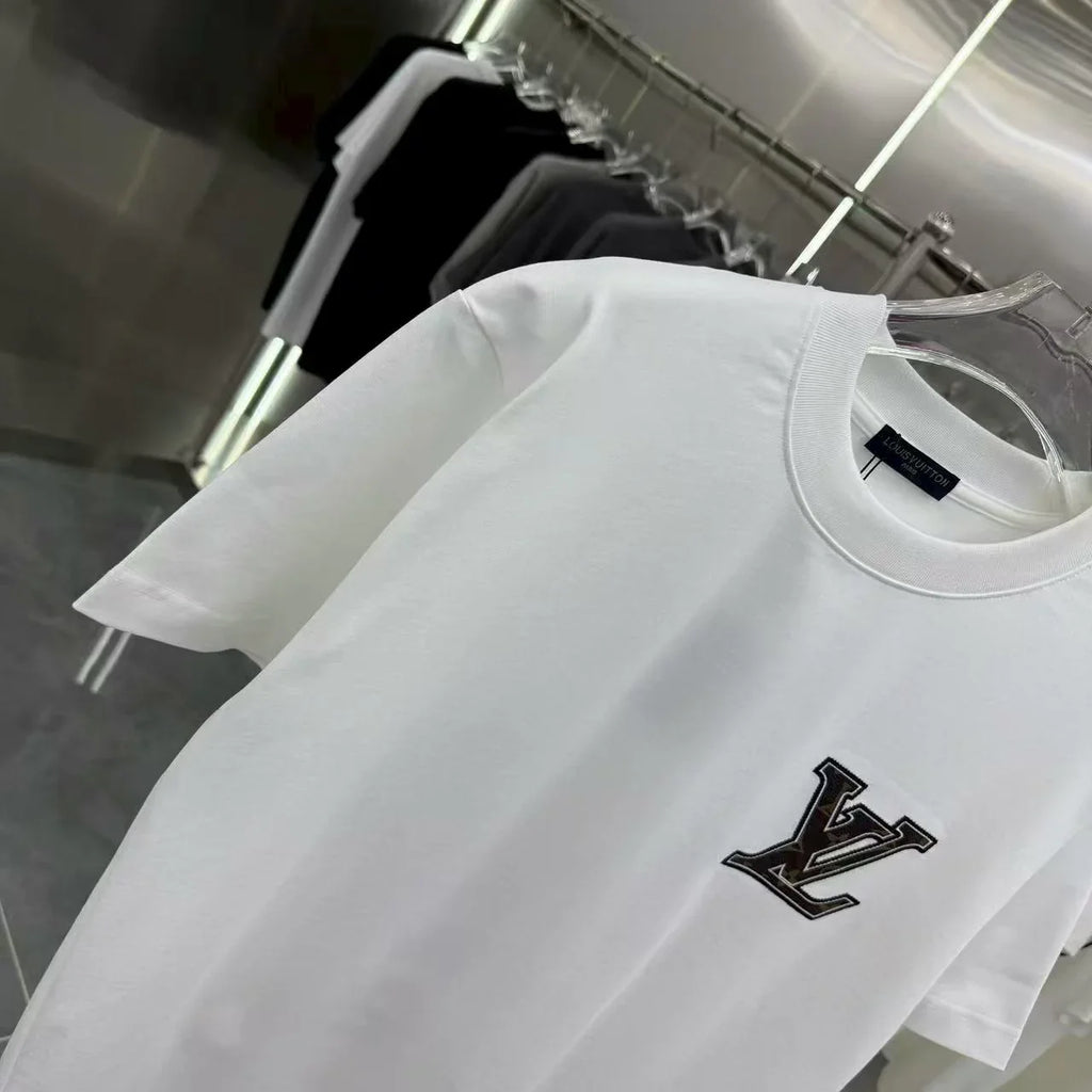 New jacquard short sleeved T-shirt
