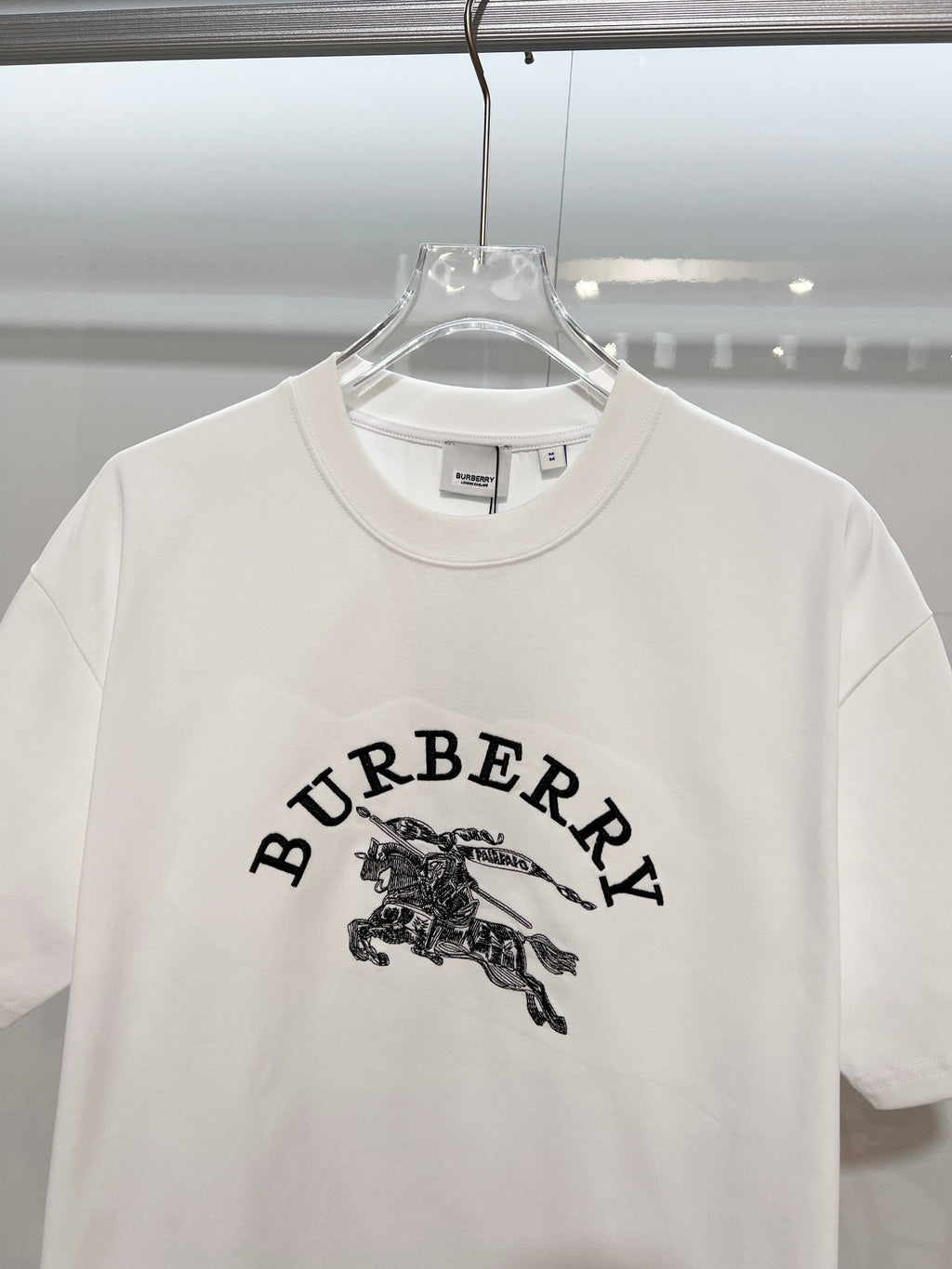 Embroidered T-shirt with 10000 stitches in front and back