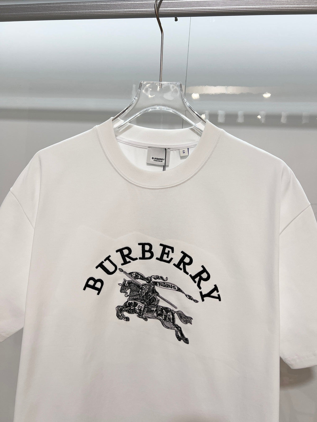 Embroidered T-shirt with 10000 stitches in front and back