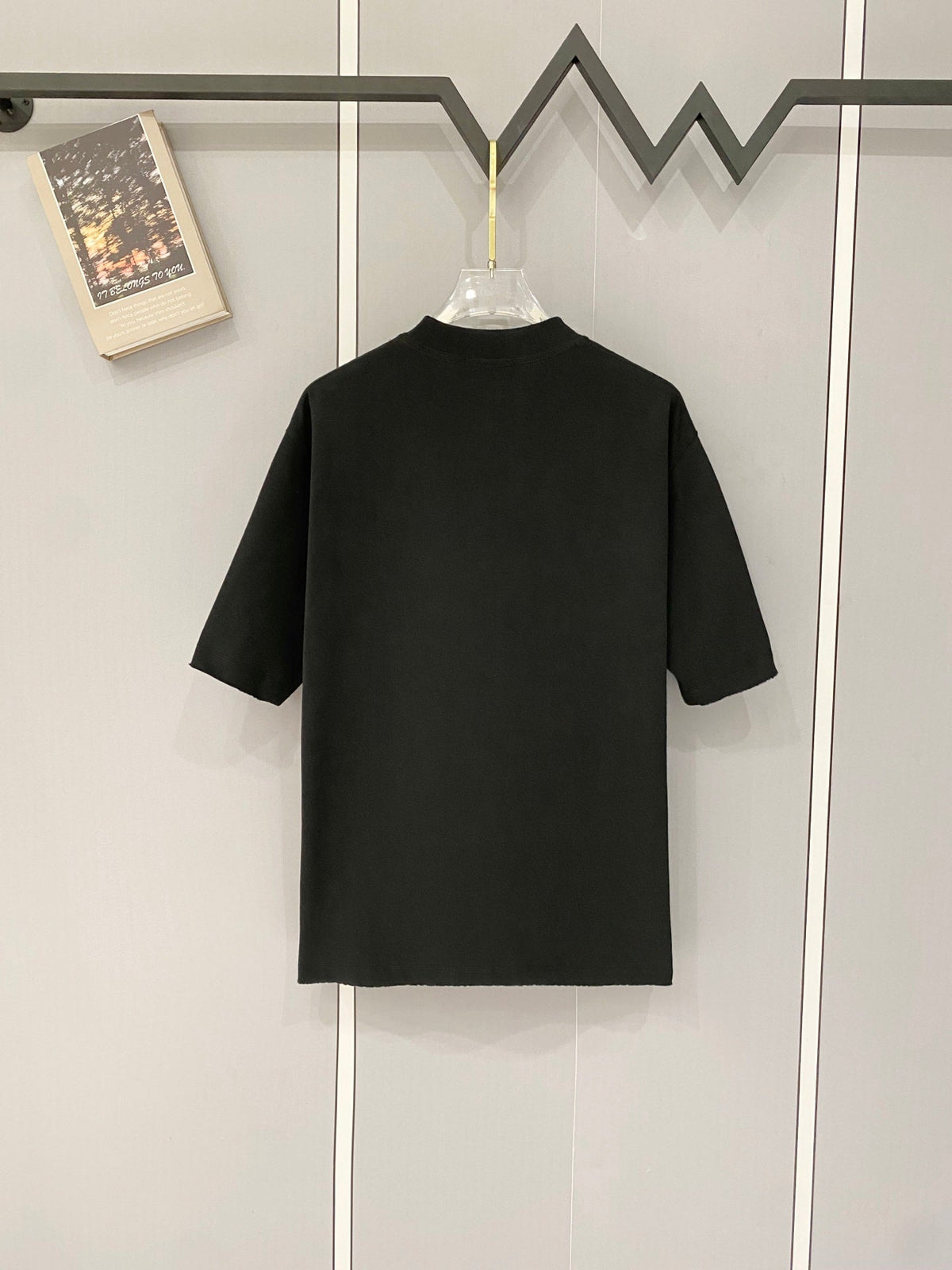 Classic letter printed pure cotton T-shirt -9