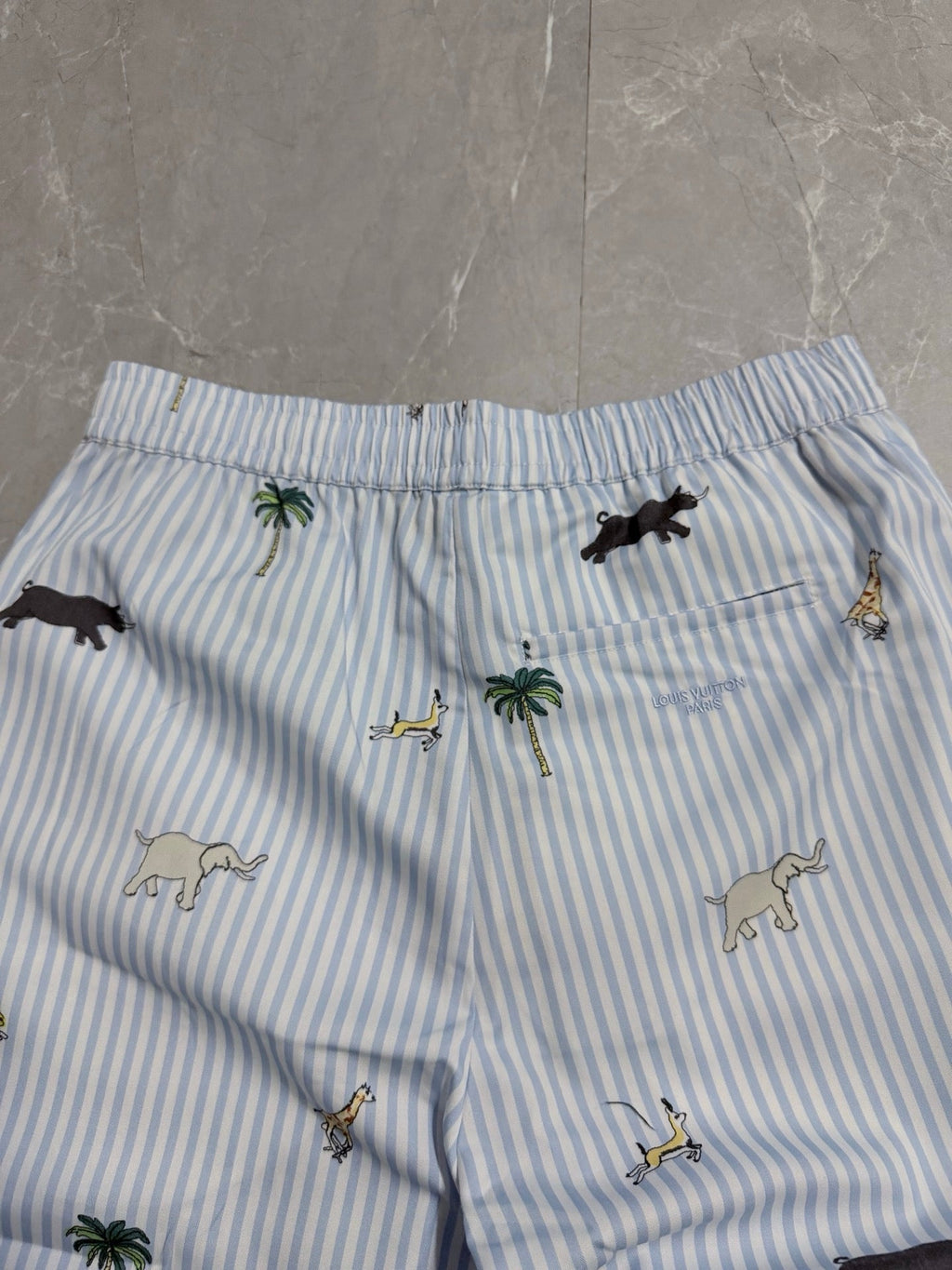 New striped shorts