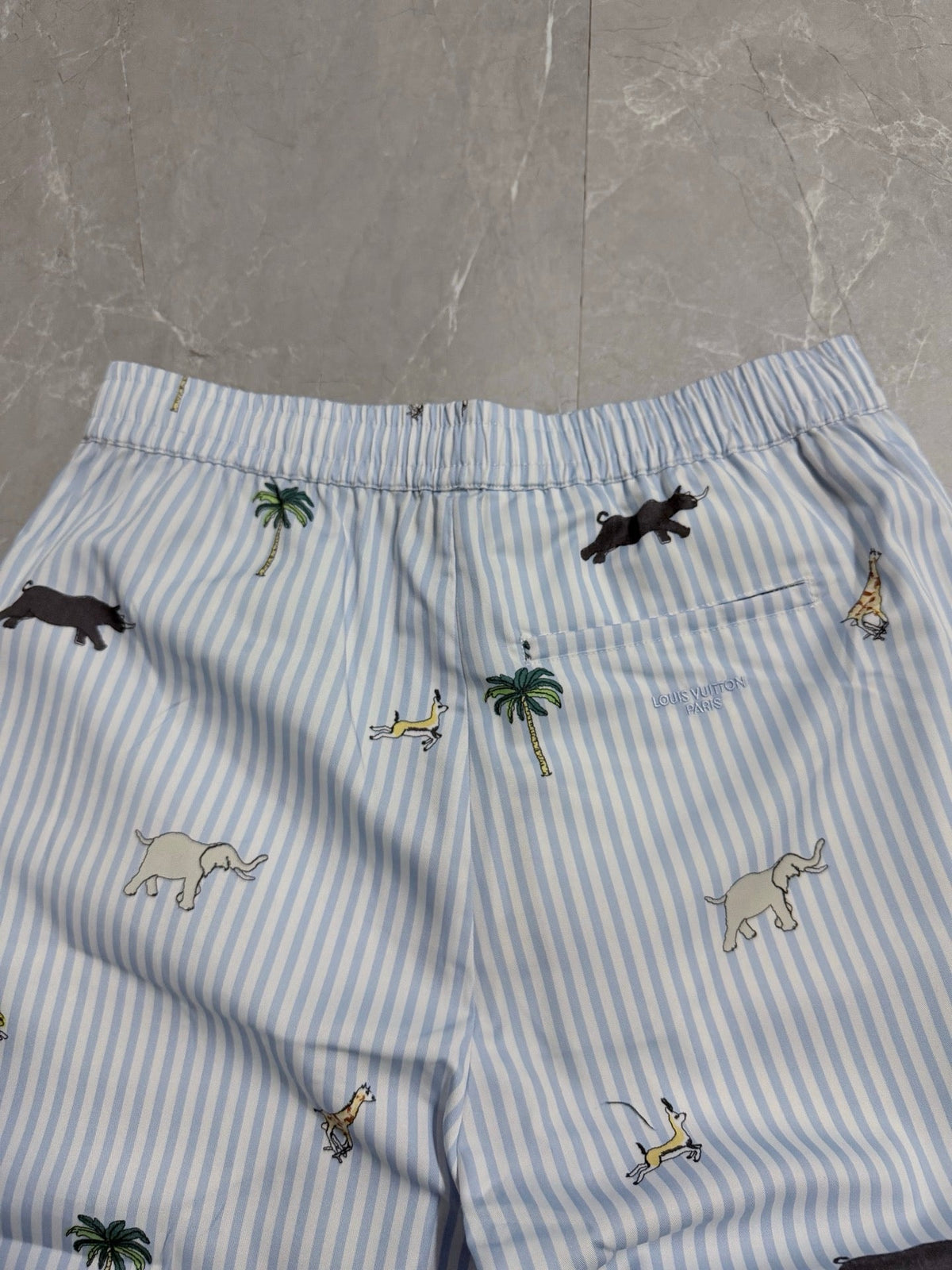 New striped shorts
