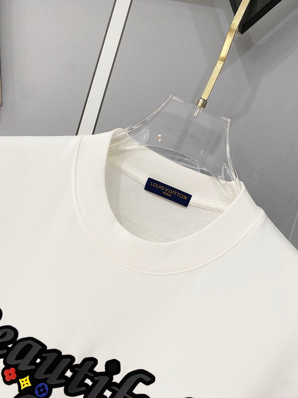 Classic letter printed pure cotton T-shirt