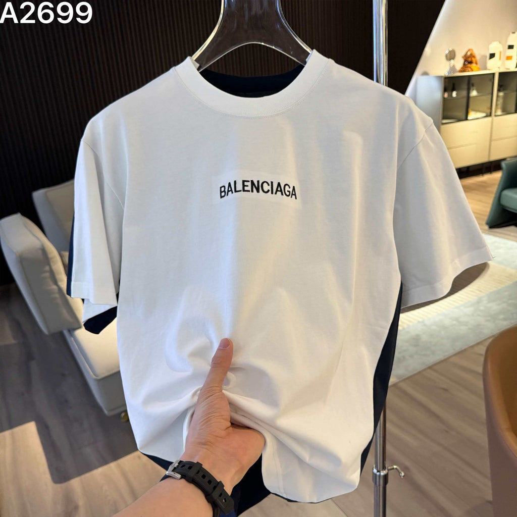 26ss new embroidery craft logo letter short sleeved shirt Heavy craftsmanship