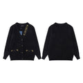 New embroidered logo wool knitted sweater sweater