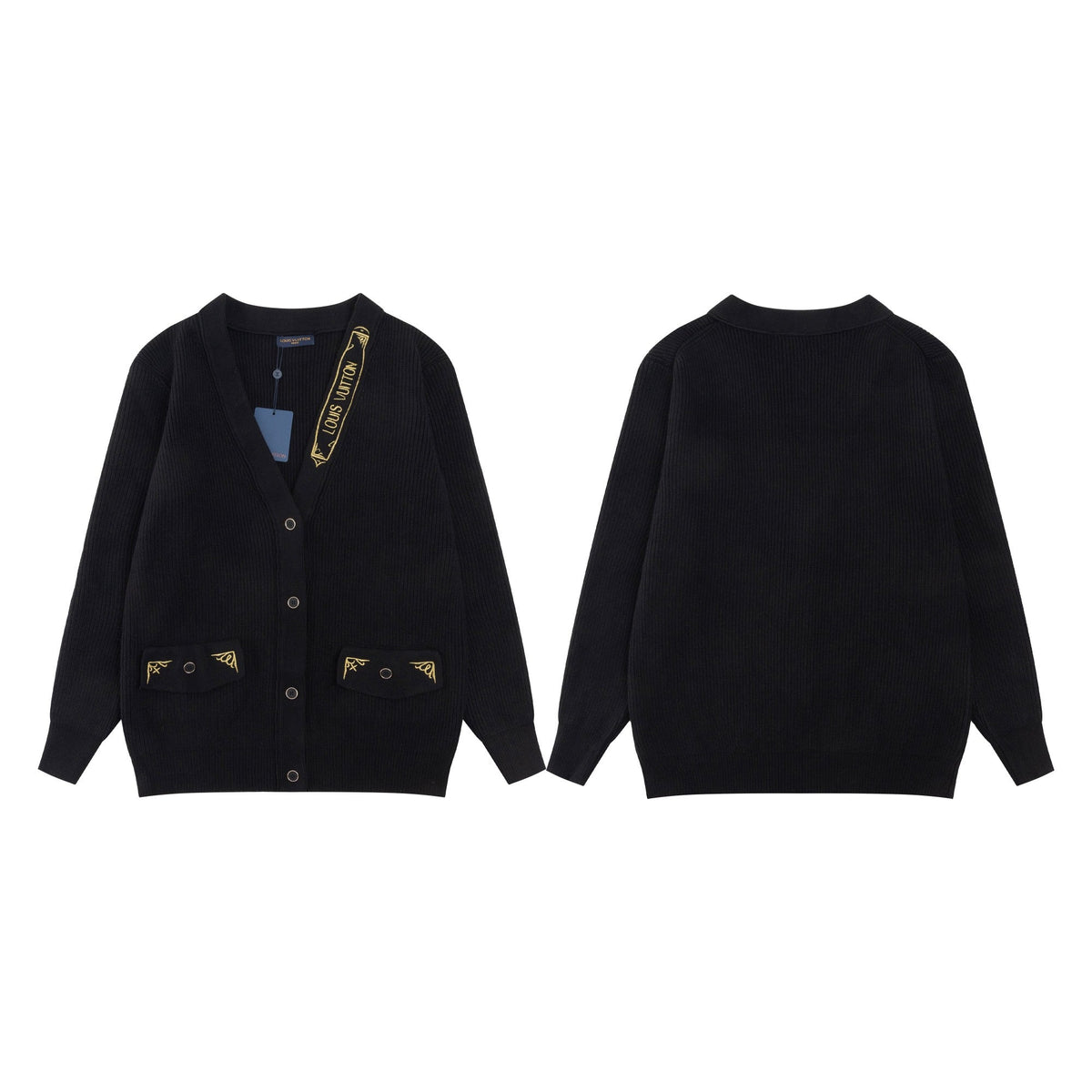New embroidered logo wool knitted sweater sweater