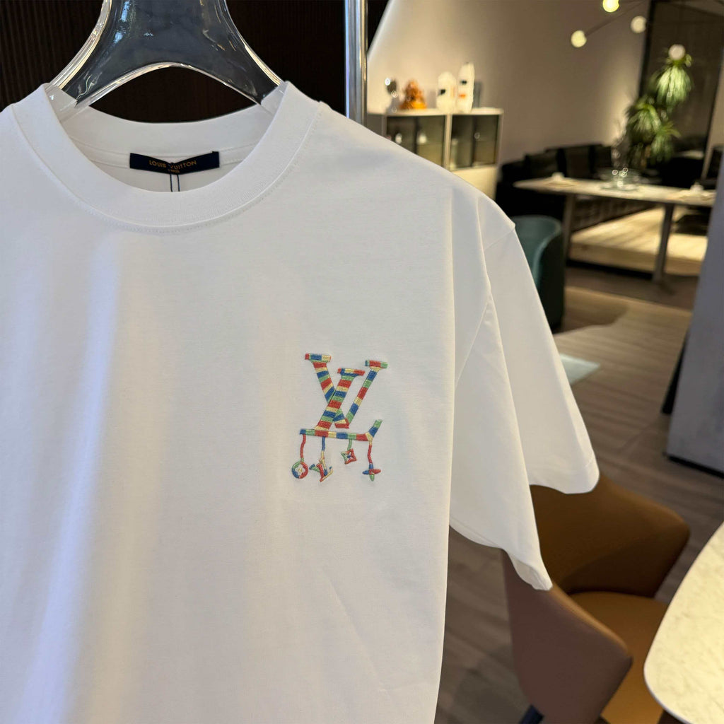 26ss new embroidered short sleeved shirt