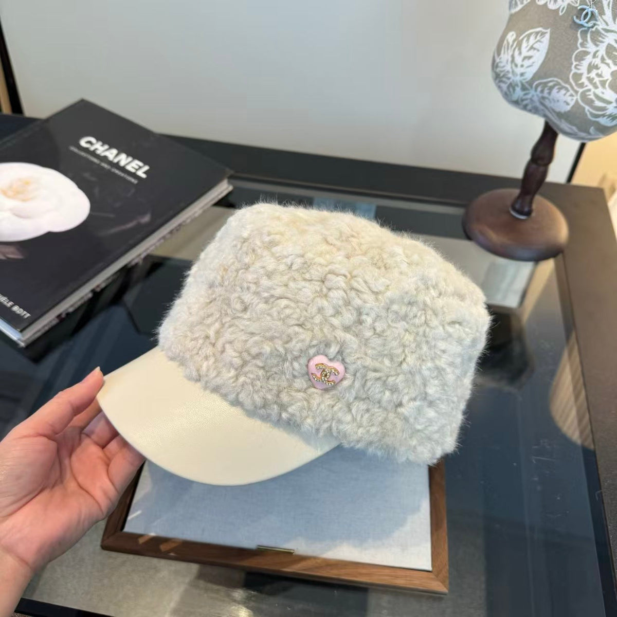 New wool ducktongue military cap