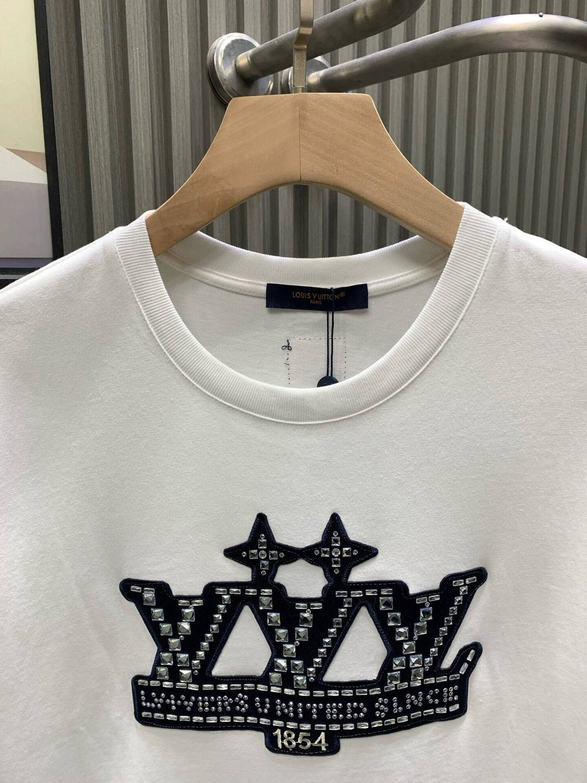 Star Crown Embroidered T Shirt