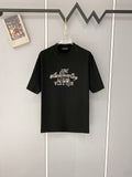 Classic letter printed pure cotton T-shirt -014